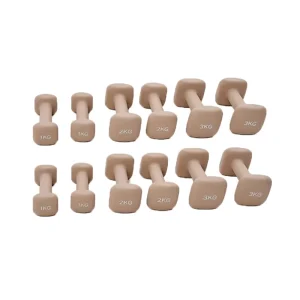 Cement Hand Dumbbell Set, Portable Lightweight, Non-Slip Grip, Fitness Weights for Women