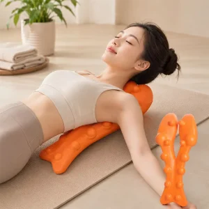 Cervical Traction Massage Pillow for Back and Shoulder Stretching and Pain Relief