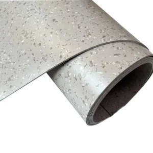 Chemical-Resistant PVC Homogeneous Flooring 2mm Waterproof Hospital Grade for Clean Rooms