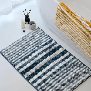 Chenille Microfiber Soft Plush Anti-Slip Bath Mat Super Absorbent Bathroom Floor Rug