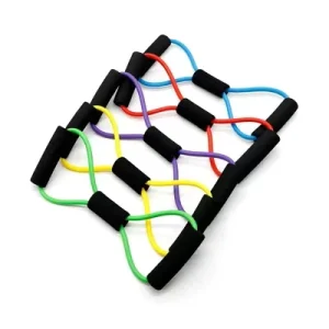 Chest Training Stretch Resistance Tube Exercise Band, 8 Shapes, Tension Rope