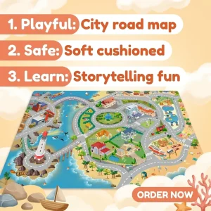 Children’s Chessboard Floor Mat Crystal Fleece Non-Slip Rubber Backing Machine Washable Thin Cushioned Low-Pile Home Use