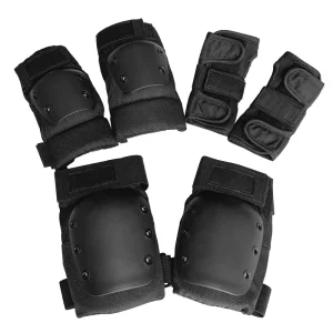 Children’s Knee and Wrist Guard Set for Skiing and Balance Bicycles, Thickened