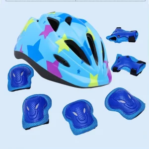 Children’s and Teens’ Combined Sports Protective Gear Set for Roller Skating, Cycling, and Inline Skating