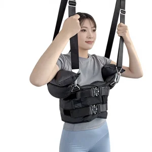 Chin Up Bar Adjustable Lumbar Traction Belt Dual Bag Portable Spine Scoliosis Stretching Fixation Wrapping Suspension Waist