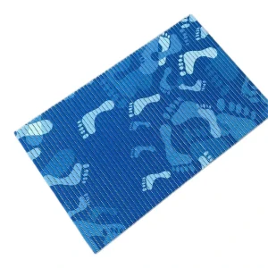 China Factory PVC Printed Cushioned Foam Bath Mat Rolls
