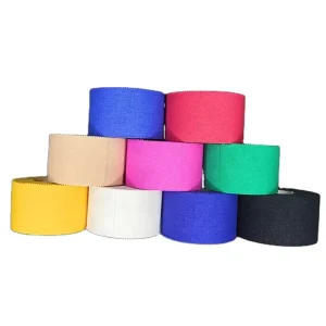 China Manufacturer’s 100% Cotton Athletic Sports Tape Colorful & Hypoallergenic