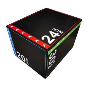 China Supplier 3-in-1 Adjustable Soft Foam Plyometric Box for Home Gym Training