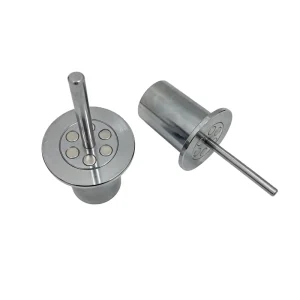 Chrome Plated Magnetic Weight Stack Pin with Plate Loading Peg for Power Rack Heavy Duty Gym Add-on Weight Holder