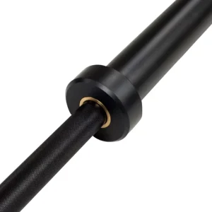 Chrome Powerlifting Weightlifting 20kg 7Ft Black Chrome Bearing Barbell Bar