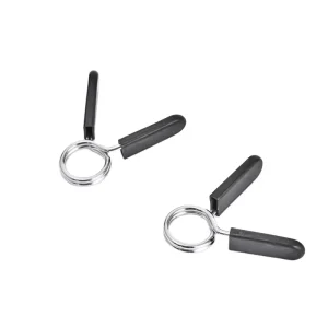 Chromed Stainless Steel Durable 1 Inch Barbell Spring Lock Collars Fitness Equipment Accessories