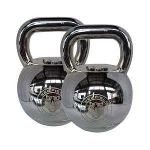 Chromed Steel Adjustable Kettlebell Set Men Women Home Gym Training