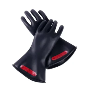 Class 0 Electrical Insulating Natural Rubber Gloves 1000V AC IEC 60903 Certified for Electrician Work