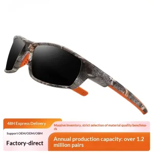 Classic Camo Polarized Sunglasses Men’s Cycling Hiking Outdoor Sport Windproof Shades
