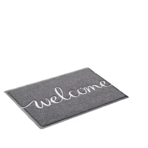 Classic Outdoor Black PVC Coil Door Mat Non-Slip Stain-Resistant Custom Logo Washable Medium