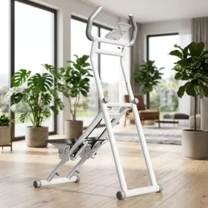 Climber Machine Vertical Climbing Trainer Full Body Cardio Equipment Adjustable Resistance Ergonomic Seat for Gym Workout