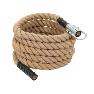 Climbing Rope Battle Rope with Sleeve Heavy Duty Training Tool Non-Slip Power Battle Ropes for Hyrox Fitness Competition
