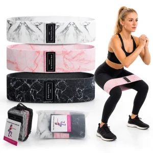 Cloth Exercise Bands Resistance Cloth Bands for Exercise Cloth Bands for Working Out Non Slip Hip Booty Glute Bands OEM