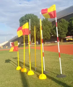 Coaching Stick for Soccer Agility Training Durable Yellow PP Material Essential Outdoor Equipment for Players and Coaches