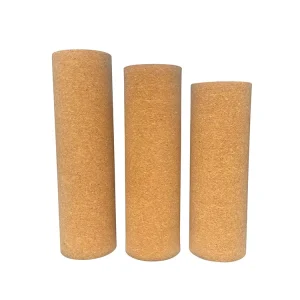 Coarse-Grain Cork Yoga Roller for Muscle Massage and Relaxation, 30/33/40/45 cm