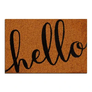 Coconut Palm Silk Circle Door Mat PVC Household Floor Mat