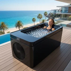 Cold Plunge Bathtub with WiFi App Control, 1HP Chiller and Filter