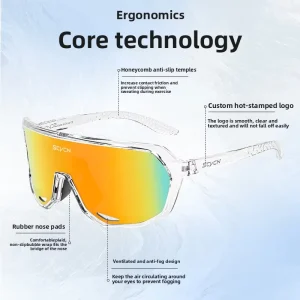 Color Changing Anti Fog Full Frame Cycling Mountain Bike Windproof Goggles Interchangeable Lenses for Outdoor Sports