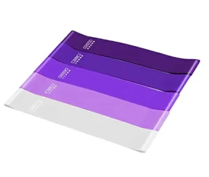 Color-Coded TPE Resistance Bands for Women’s Hip and Glute Training at Home