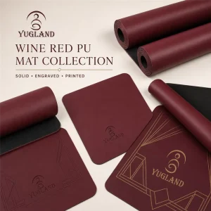 Color Custom Smooth PU Rubber Yoga Mat Non Slip Workout Pad for Pro Studio