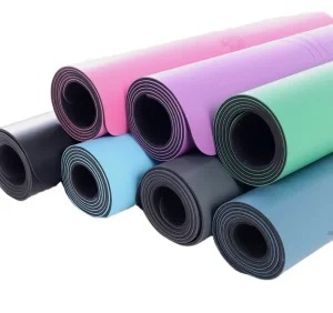 Color Yoga Mat 4.5mm Thick Oval Non-Slip Anti-Tear PU Rubber Custom Size Fitness Pilates Workout Mat