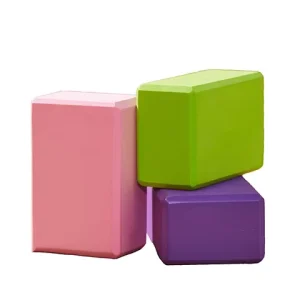 Colored EVA Pilates Yoga Blocks Fitness Stretching Tool for Home Studio