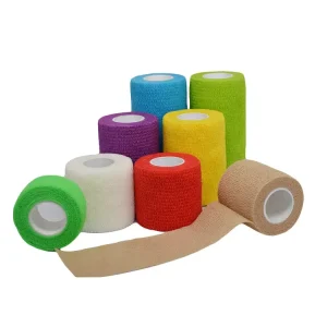 Colored Non-Woven Cohesive Bandage Wrap for Sports Protection