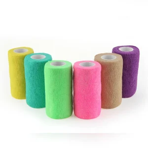 Colored Self-Adhesive Elastic Vet Wrap Horse Bandage
