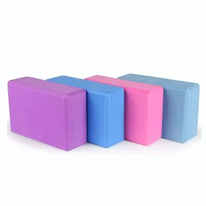 Colorful 180g High Density Yoga Exercise Brick EVA Foam Blocks Light Weight Soft Non Slip Yoga Blocks