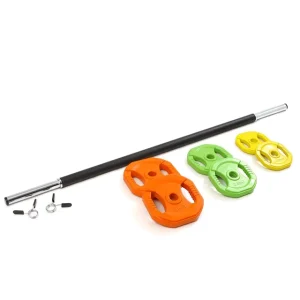 Colorful Adjustable Weight Barbell Set 20kg 50kg Crocodile Barbell