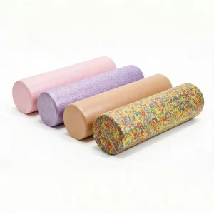 Colorful EPP Solid Foam Roller, 10 cm or 15 cm Diameter, for Muscle Relaxation and Balance Training