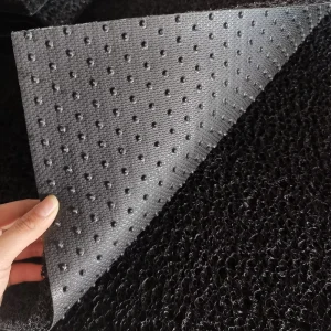 Colorful Eco-Friendly Fireproof Extra-Thick PVC Cushion Coil Mat Roll with Firm Spike Backing, Anti-Slip for Home