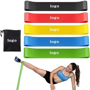 Colorful Multifunctional High Elasticity Resistance Band Set for Yoga Training