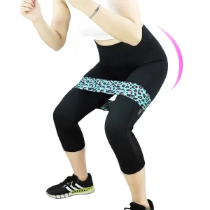 Colorful Non Slip Workout Exercise Bands Resistance Band Fabric Elastic Hip Booty Loop Yoga Gym Fitness Equipment