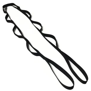 Colorful Nylon Yoga Stretch Strap with Loops ECO Non-Slip