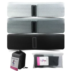 Colorful Polyester Fabric Hip Resistance Loop Bands for Home Gym Workouts