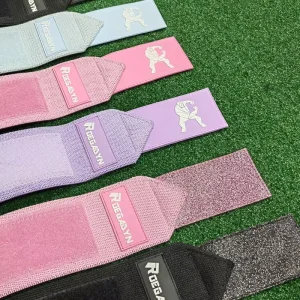 Colorful Pull-Up Wrist Wraps for Weightlifting and Powerlifting