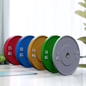 Colorful Rubber Bumper Weight Plates Barbell Plates CrossFit Competition for Home and Commercial Gym Training