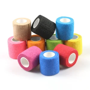 Colorful Self-Adhesive Cohesive Elastic Bandage for Wrist Support and Outdoor Sports