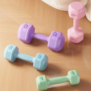 Colorful Small Cement Dumbbells Women’s Home Fitness Hv Sport Hv-741 Eco-friendly Candy-Colored Solid Dumbbells Arm Workout