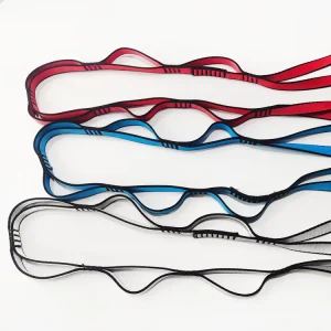 Colorful Yoga Stretch Out Strap Nylon Stretching Strap with 8 10 12 Loops Yoga Stretch Strap