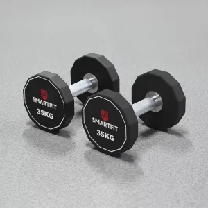 Commercial 12-Sided PU Dumbbell Sets with Anti-Slip Handle for Gym Strength Training