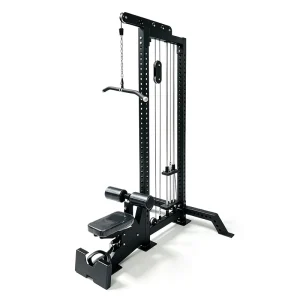 Commercial 2-in-1 Lat Pulldown and Low Row Cable Machine