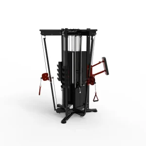 Commercial 3-Station Multi-Gym Cable Machine, Strength Training Equipment