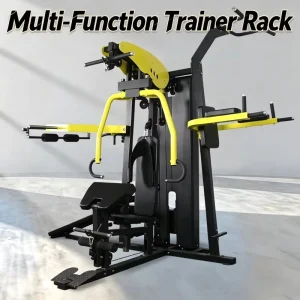 Commercial 3 Station Multi Gym Strength Training Machine Indoor Multifunctional Power Station Fitness Equipment